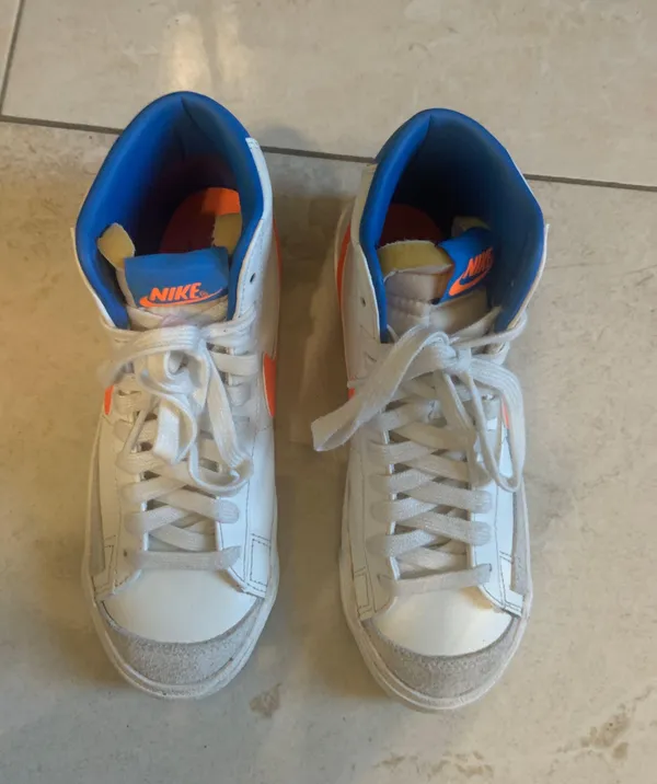 Nike Blazer Mid 77 Sail Total Orange - Image 5