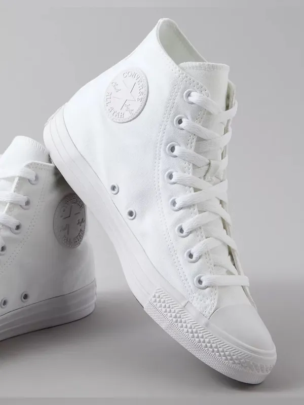 NEW Converse Chuck Taylor All Star High-Top Sneaker White M-8.5 W -10.5 - Image 4