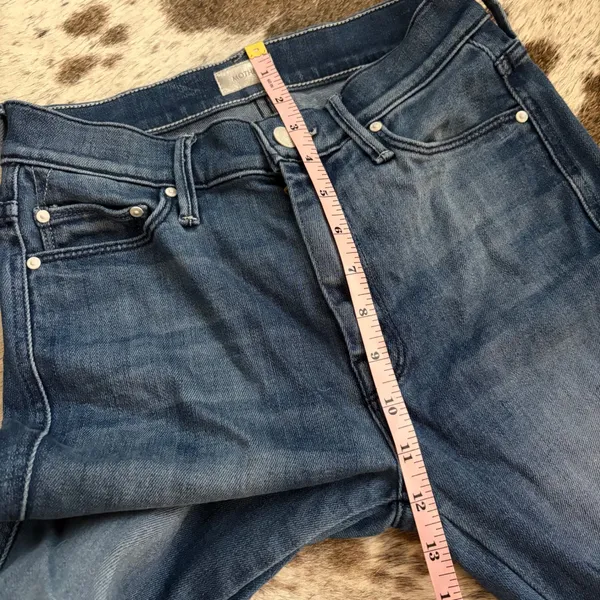 MOTHER Mother the vamp fray‎ jeans in crack the whip Size 26 - Image 12