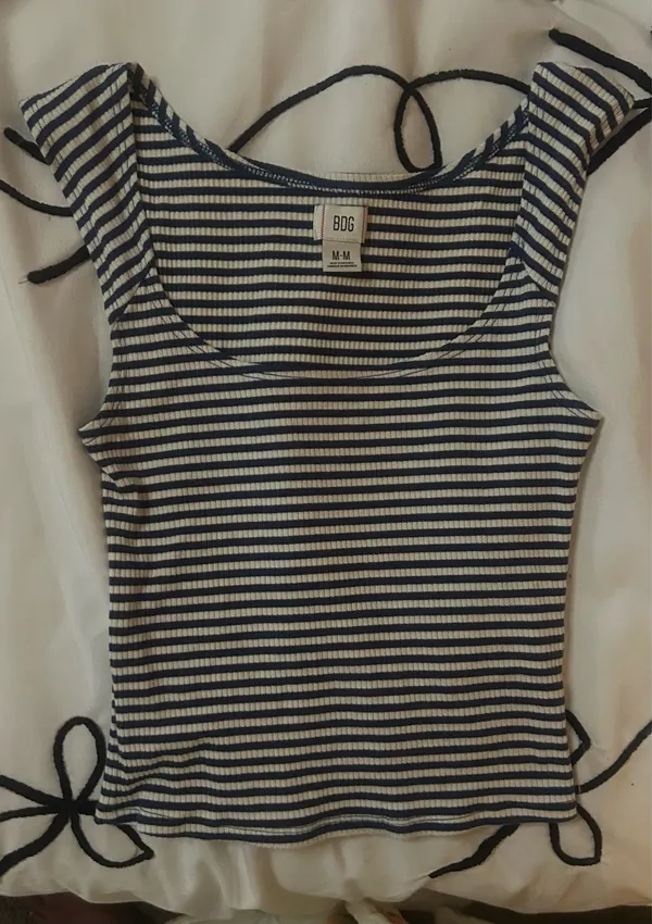 BDG Urban Outfitters ribbed square neck tank top striped - Image 5