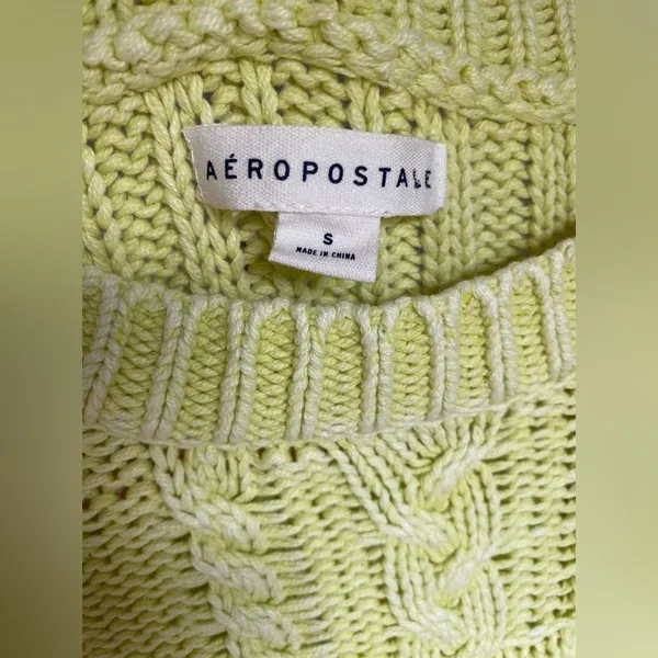 Aeropostale Chunky Knit Sweater Pullover Downtown Streetwear Soft Girl 90s Y2K‎ - Image 5