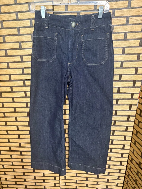 Maeve‎ The Collete Darkwash Crops Size 25 - Image 2