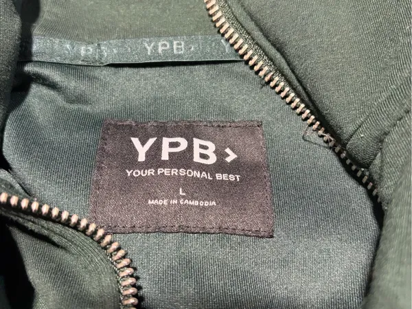 YPB your personal best Dark Green Half-Zip Hoodie large Abercrombie - Image 7