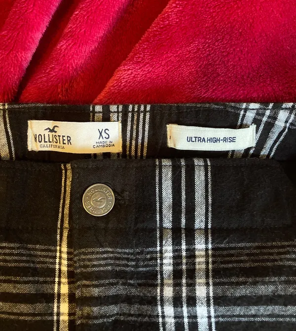 Hollister Ultra High Rise Plaid Skirt - Image 3