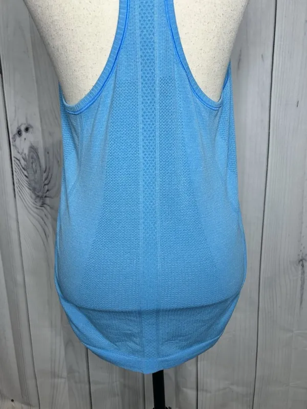 Lululemon Swiftly Tech Racerback Womens Sz 10 Brisk Blue Running Tank Top - Image 7
