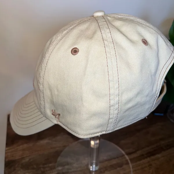 47 Brand Womens Lambeau‎ Field (Greenbay WI)Baseball Cap Tan Adjustable Strap - Image 4