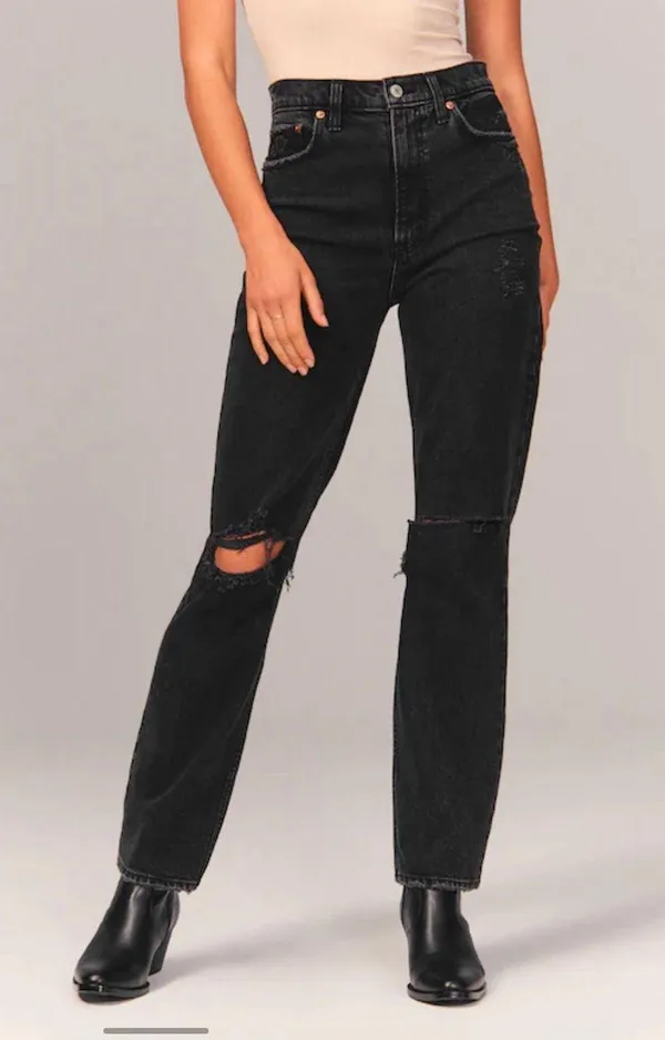 Abercrombie Ultra High Rise 90s Jeans - Image 5