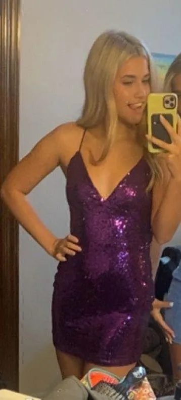 Lucy in the Sky Purple Dress - Image 2