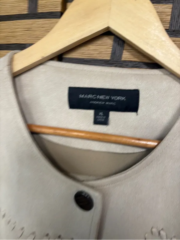 Marc New York tan suede jacket size xl - Image 5