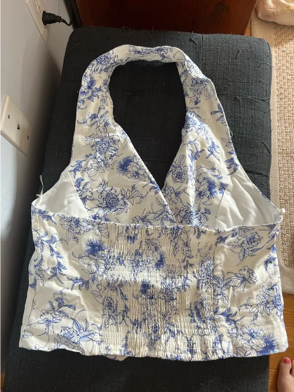 Jason Wu Linen Halter Top - Image 2