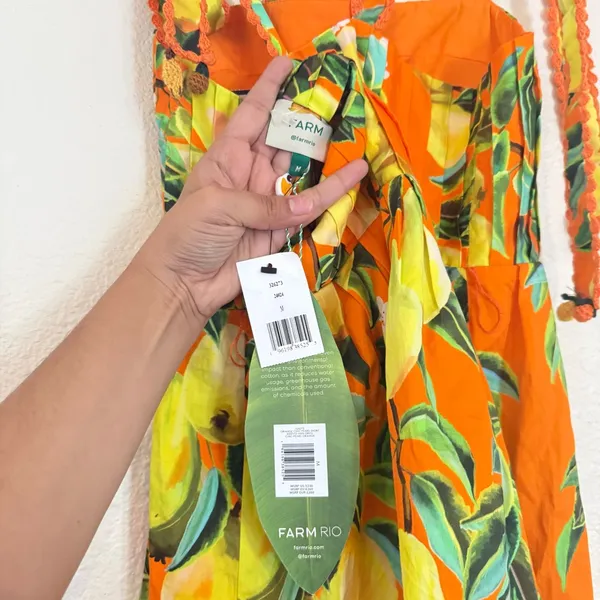 NWT FARM Rio Chic Pears Belted Mini Dress - Image 12