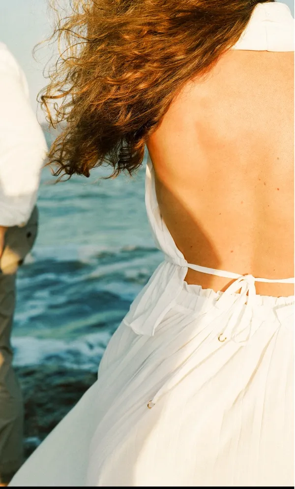 Engagement White Flowy 2 Piece Set - Image 4
