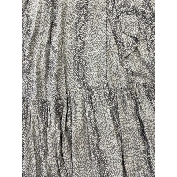 Anthropologie Marfa Snake Print Halter Wrap Midi Dress Size 4 Boho - Image 4