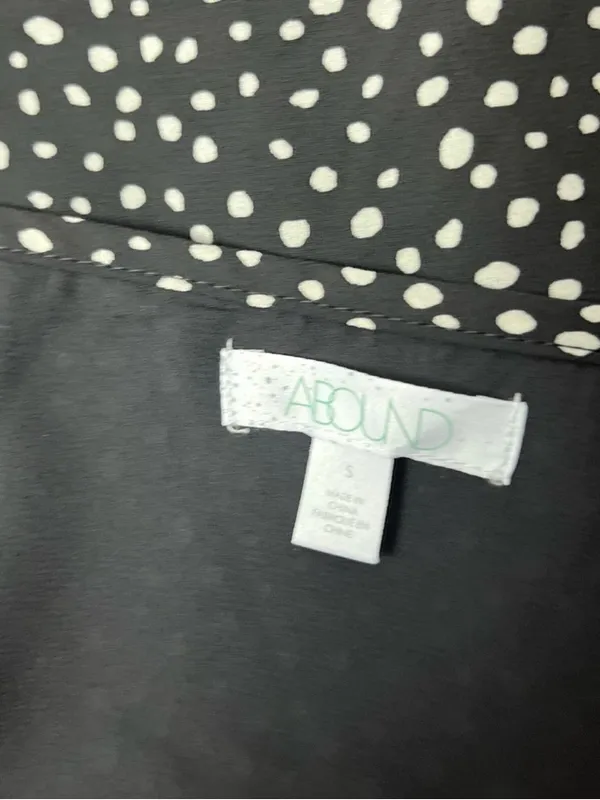 NWT Abound Black Ivory Polka Dot Cami Top V-Neck Spaghetti Strap Size Small - Image 6
