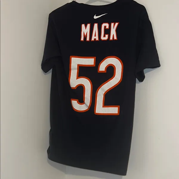 Nike Chicago bears Navy Blue Sports Jersey with Number 52 sz M - Image 2