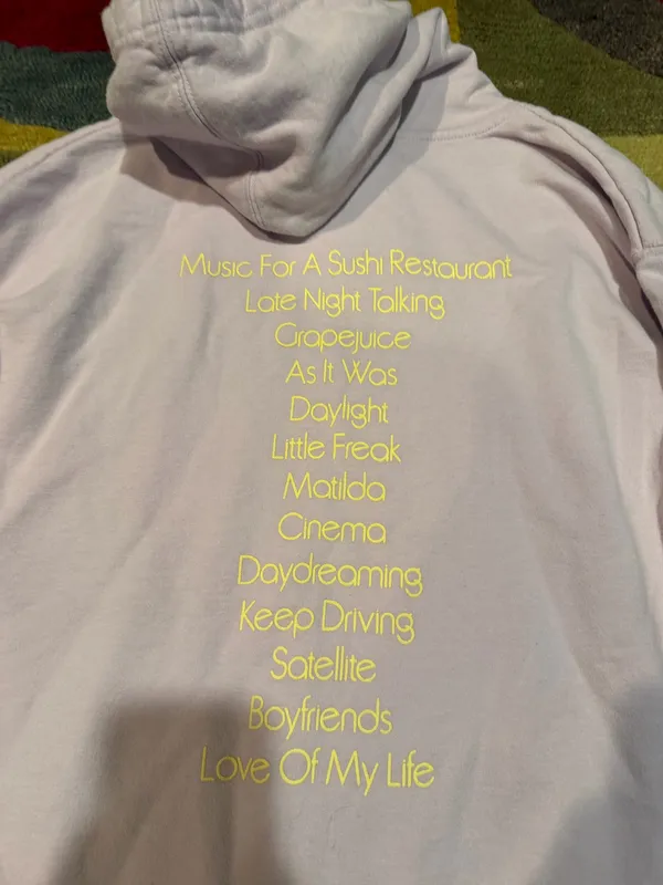 Harry Styles Love On The Tour Concert Series Lavender Hoodie Sweatshirt Merch - Image 5
