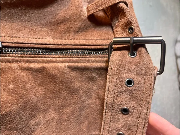 Blank NYC Suede Moto Jacket - Brown - Image 6