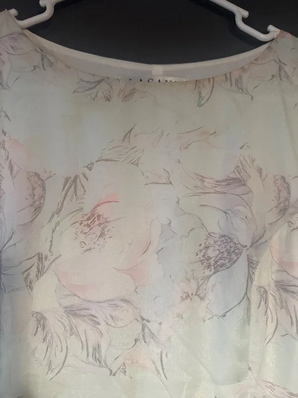 Lasaky Women Floral Pleated Maxi Dress Pastel Cottagecore Romantic Long Sleeve - Image 4