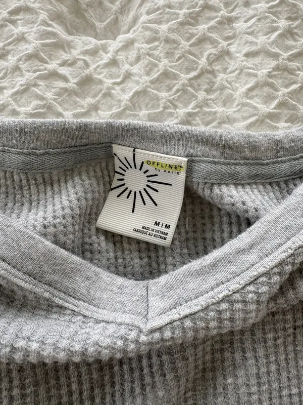 Aerie Waffle T Shirt - Image 2