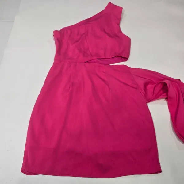 Superdown Crystal Mini Dress in Hot Pink - Image 12