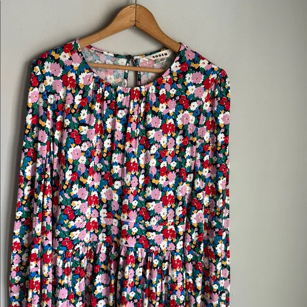 Boden Alexandra Blouson Jersey Dress 8 - Image 5