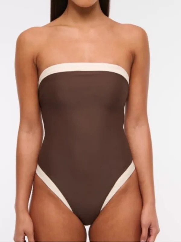{Abercrombie & Fitch} Brand New Marina Curve Love One Piece Swimsuit - Image 2
