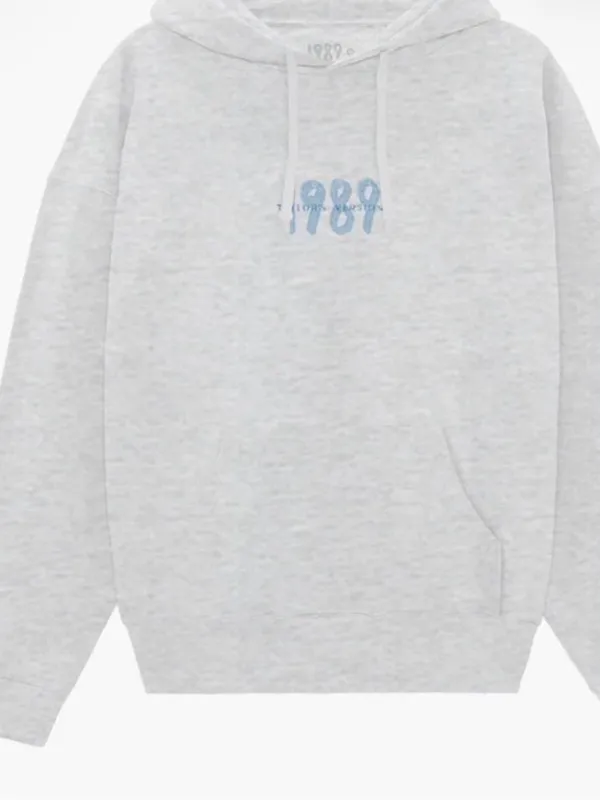Taylor Swift Light Gray Hoodie 1989 hoodie - Image 2