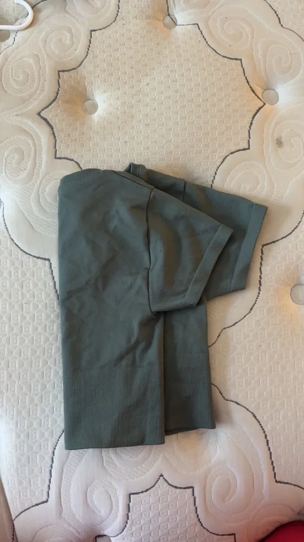 Army Green Aerie OFFLINE Cropped Shirt - Image 2