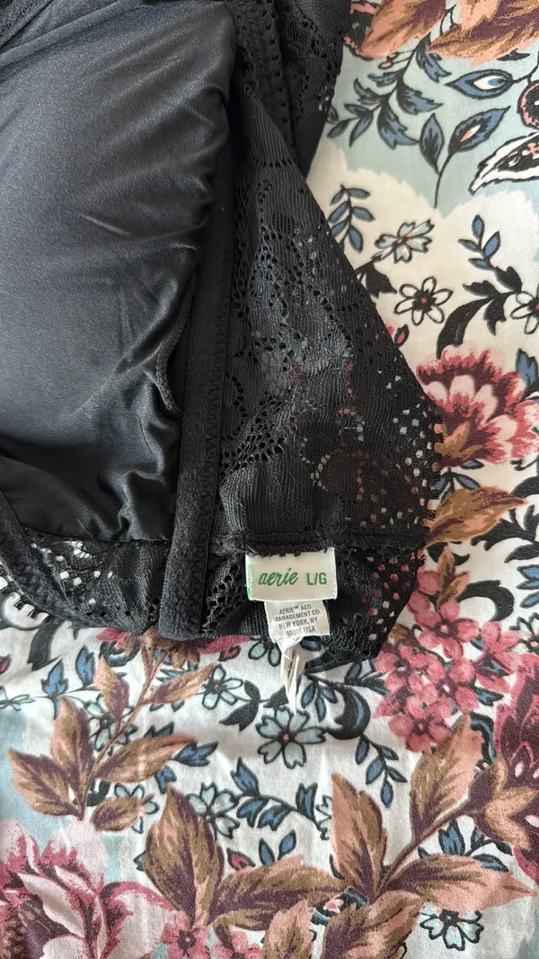 Aerie Bralette Lace Black - Image 3