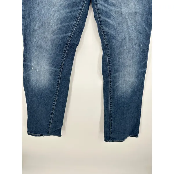 American Eagle‎ Y2K Mid Rise Slim Boot Denim Jeans Womens Size 12 Casual Staple - Image 3