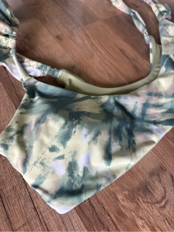 Aerie Printed Ruffle Scoop Bikini Top - Image 5