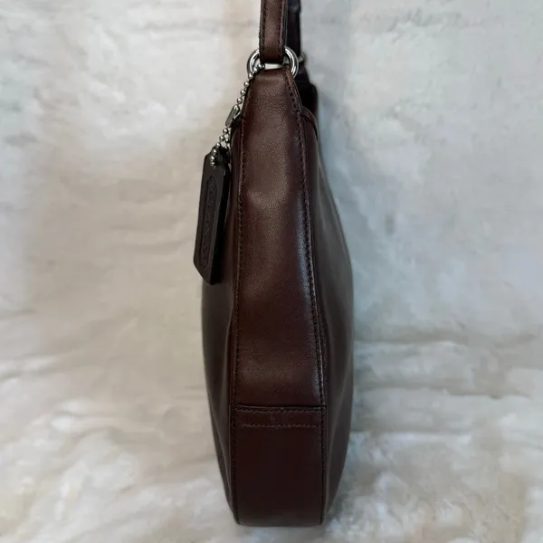 Vintage Coach y2k 2002 Legacy Hobo Mahogany Bag - Image 3
