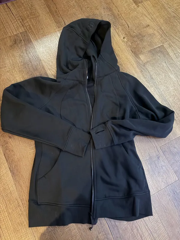 lululemon athletica Black Full-Zip Scuba Hoodie - Image 2