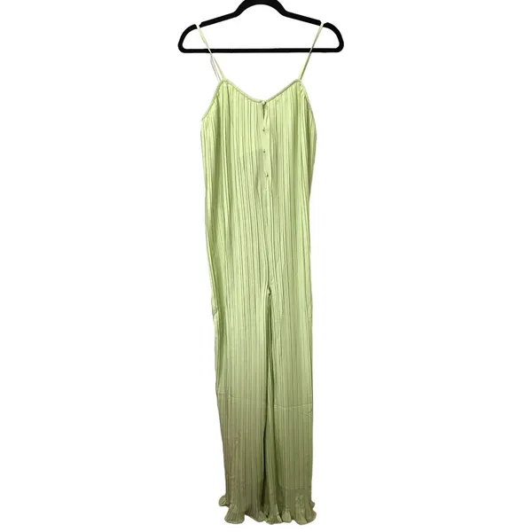 RUE STIIC Ida‎ Pleated Jumpsuit Patina Green NWT Sz XS - Image 3