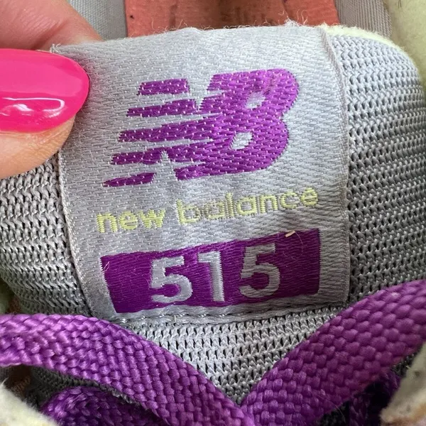 New Balance Women’s 9.5 B 515 Sneakers WL515MNF Gray Purple Casual Classic Shoes - Image 10