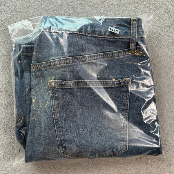 Sonoma Jeans 4R Blue Womens High Rise Straight Leg Medium Wash Faded Denim NWOT - Image 8