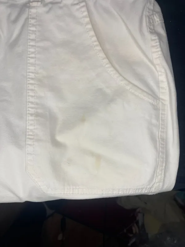 Dockers Womens White Crops Capris Pants Size 10 Comfort Stretch Waistband - Image 6