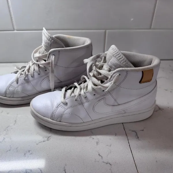Nike Court Royale 2 Mid 'Triple White' Sneakers - Image 4
