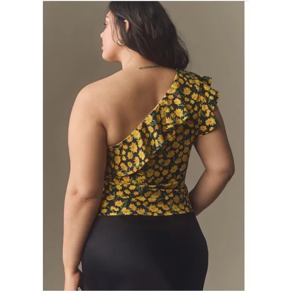Anthropologie Maeve One Shoulder Top New With Tags - Image 2