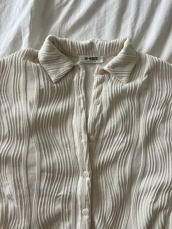 4th And Reckless Plisse Shirt - Image 2