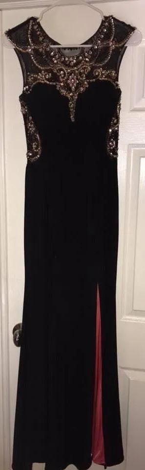 Macy's Black formal/prom dress - Image 5