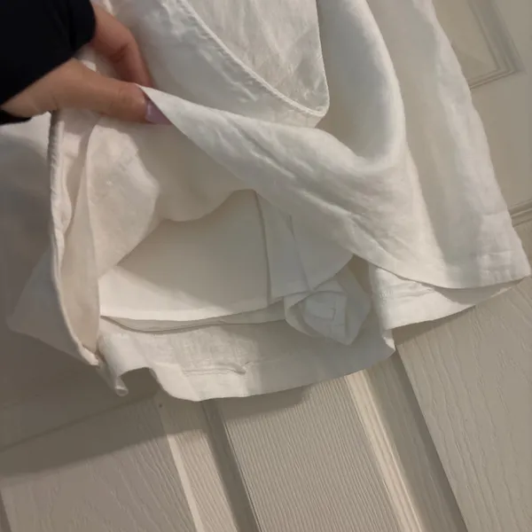 Abercrombie, white linen skirt - Image 2