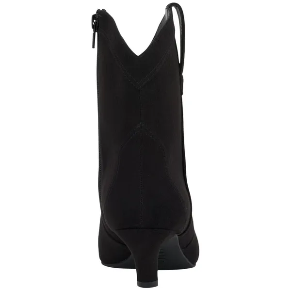 INC International Concepts Womens Secia Western Booties Black Microsuede 10M - Image 11