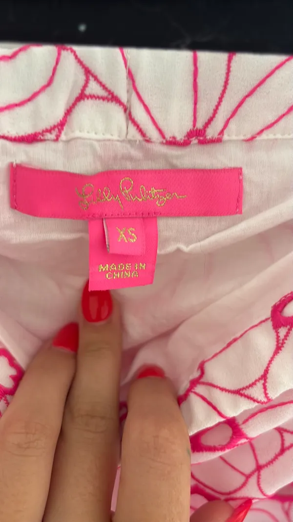 Lilly Pulitzer pink and white top - Image 3