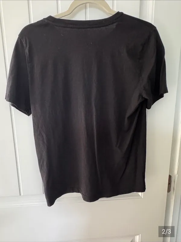 Michael Kors Black Tee with White MK Circle Logo - Image 3