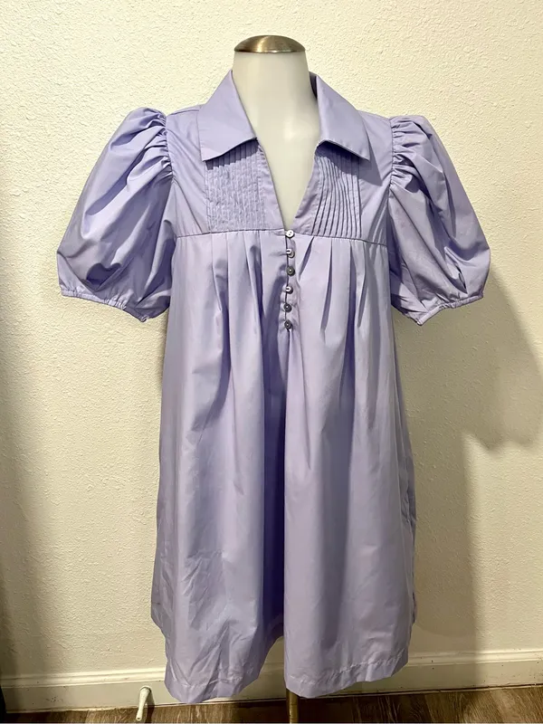 Entro Boutique Lavender Dress Size Medium - Image 2