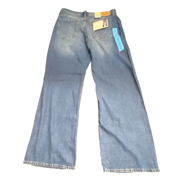 NWT Aeropostale High Rise Wide Leg Jeans 100% Cotton Dark Wash Size 10 Y2K 90s - Image 2