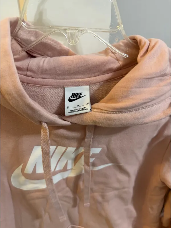 Light Pink Nike Hoodie - Image 2