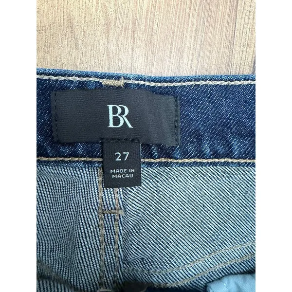 Banana Republic Washwell Women's‎ Jeans 27 Button Fly Straight Leg Denim - Image 6