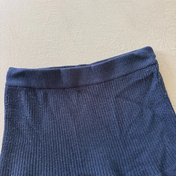 Zara Ribbed Knit Flounce Mini Skirt - Image 4